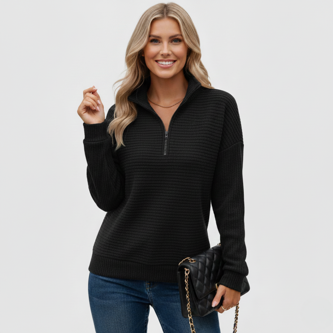 Sereen V-Neck Pullover | Dames Trui, Comfortabel Materiaal, Elegante Pasvorm