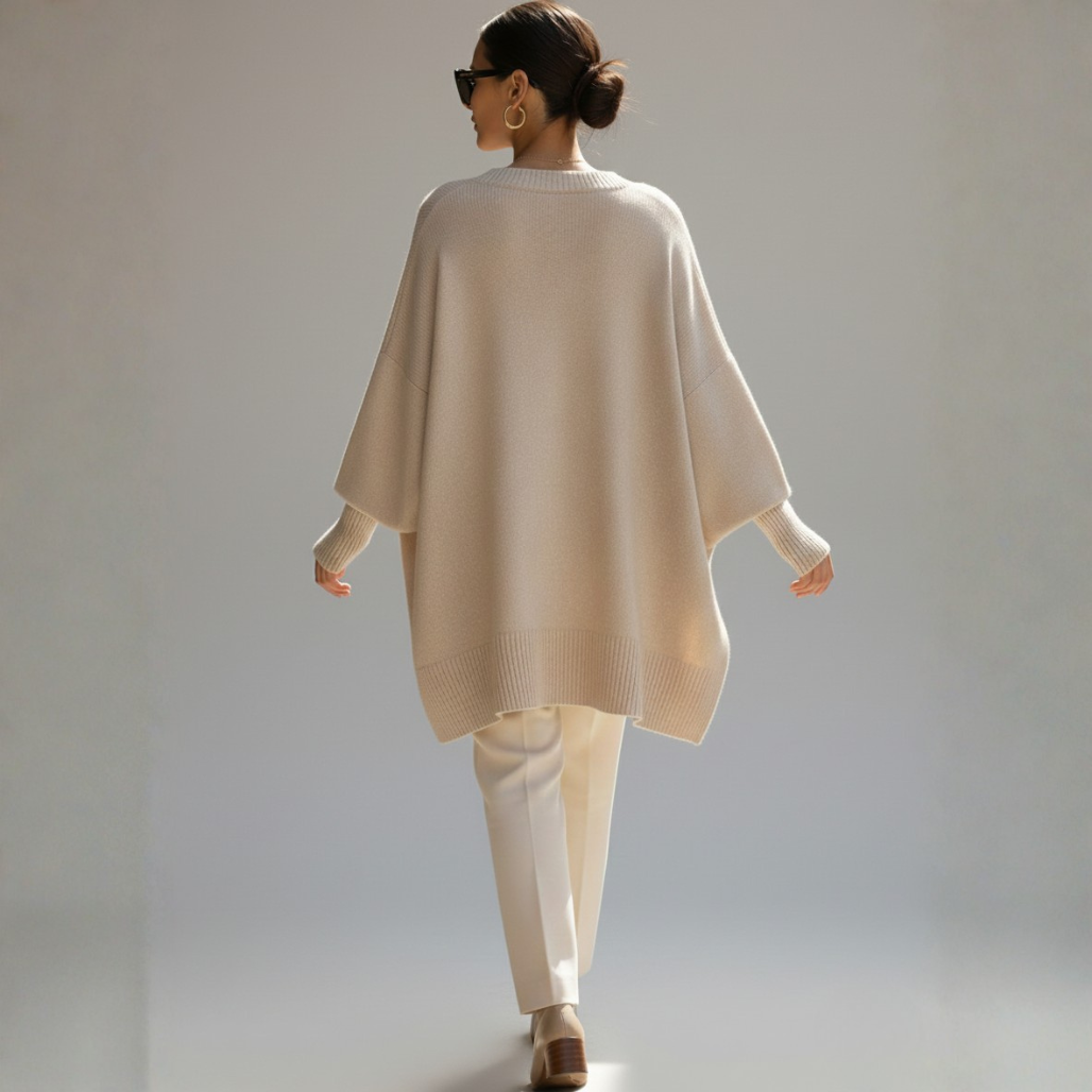 Claudia Knit Sweater | Women’s Pullover, Soft Cotton Blend, Timeless Elegance