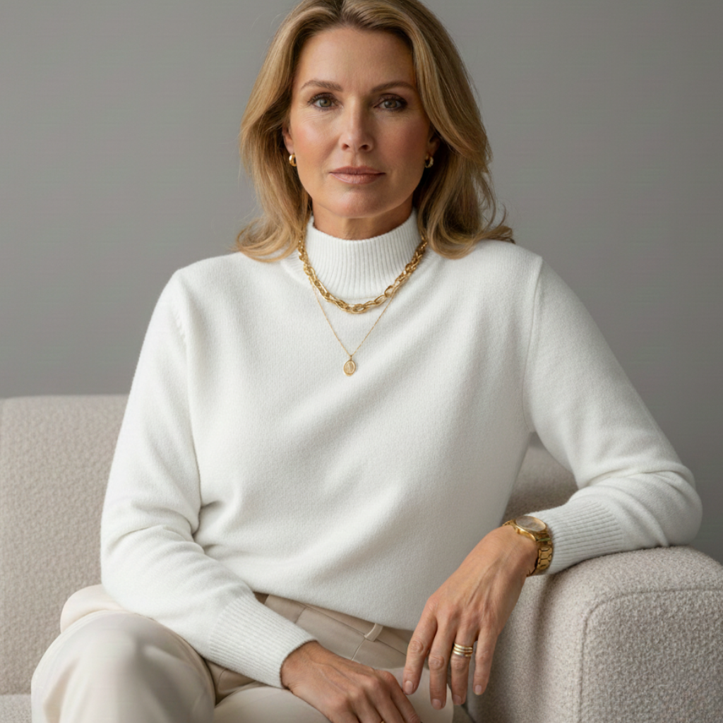 Yvonne Gebreide Trui | Dames Pullover, Zachte Gebreide Stof, Elegante Pasvorm