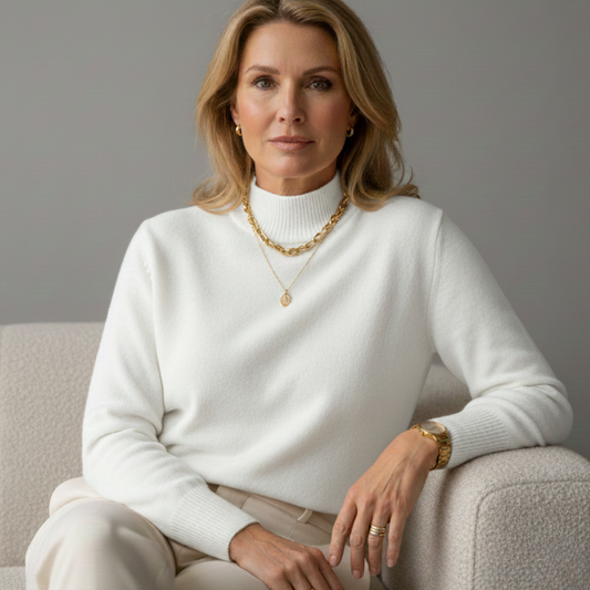 Yvonne Gebreide Trui | Dames Pullover, Zachte Gebreide Stof, Elegante Pasvorm