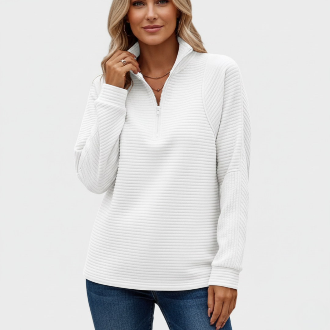 Sereen V-Neck Pullover | Dames Trui, Comfortabel Materiaal, Elegante Pasvorm