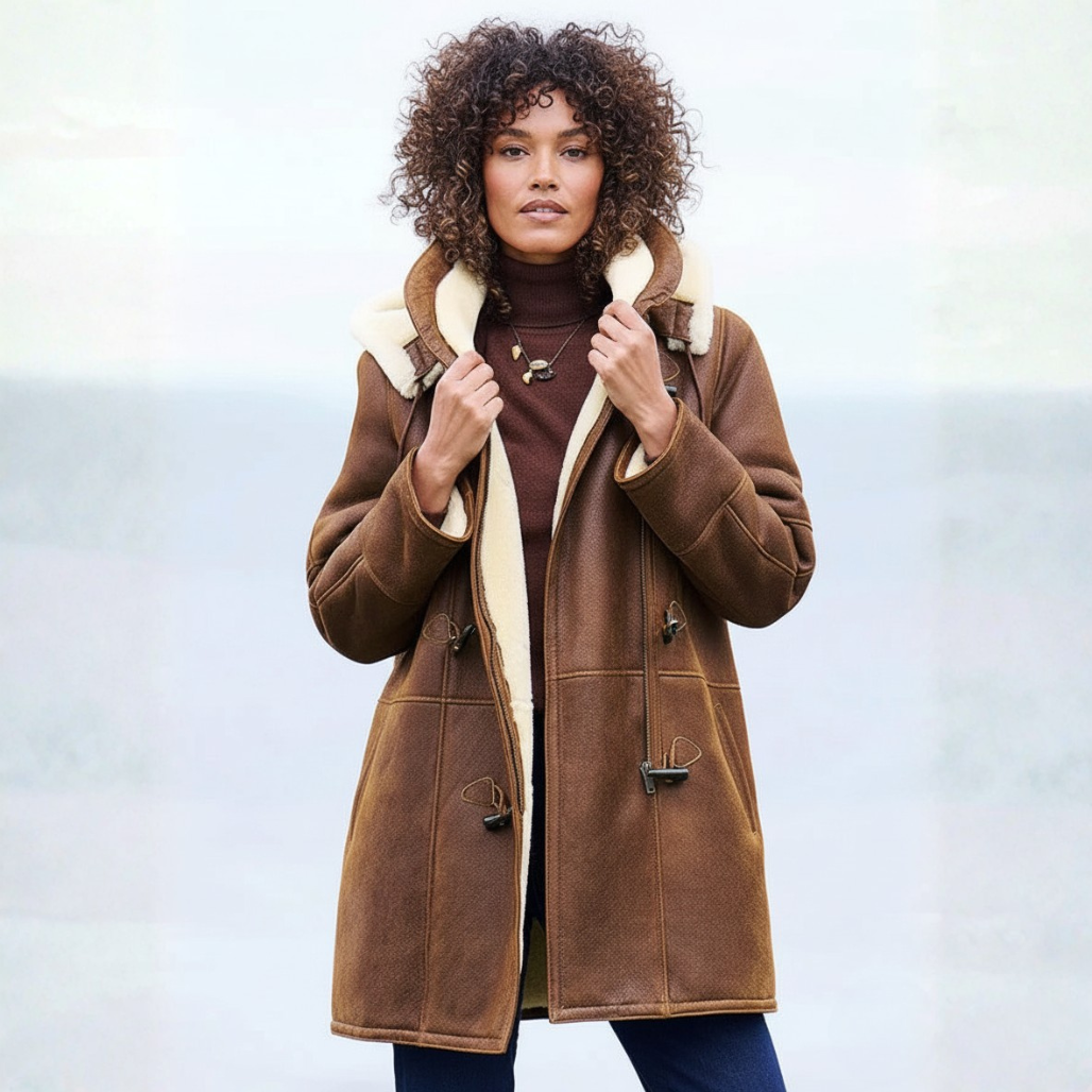 Helena Winterjas | Dames Jas, Zacht Materiaal, Tijdloos Silhouet