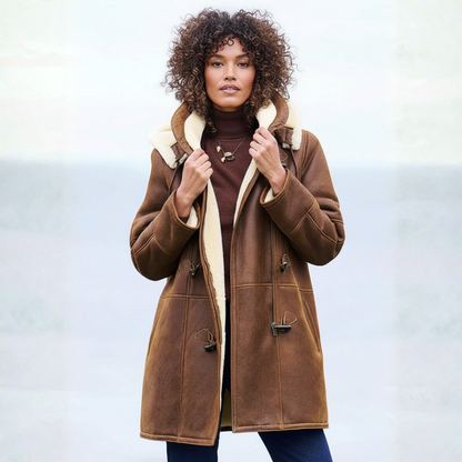 Helena Winterjas | Dames Jas, Zacht Materiaal, Tijdloos Silhouet