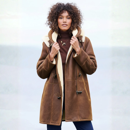 Helena Winterjas | Dames Jas, Zacht Materiaal, Tijdloos Silhouet