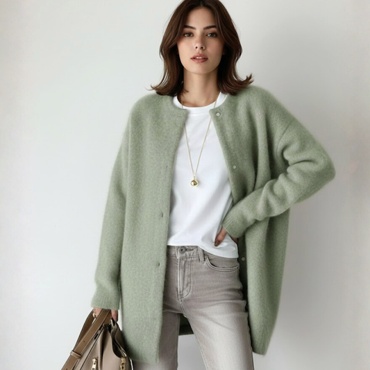 Kath Dames Vest | Wol en Mohair, Warm en Elegant, Relaxte Pasvorm