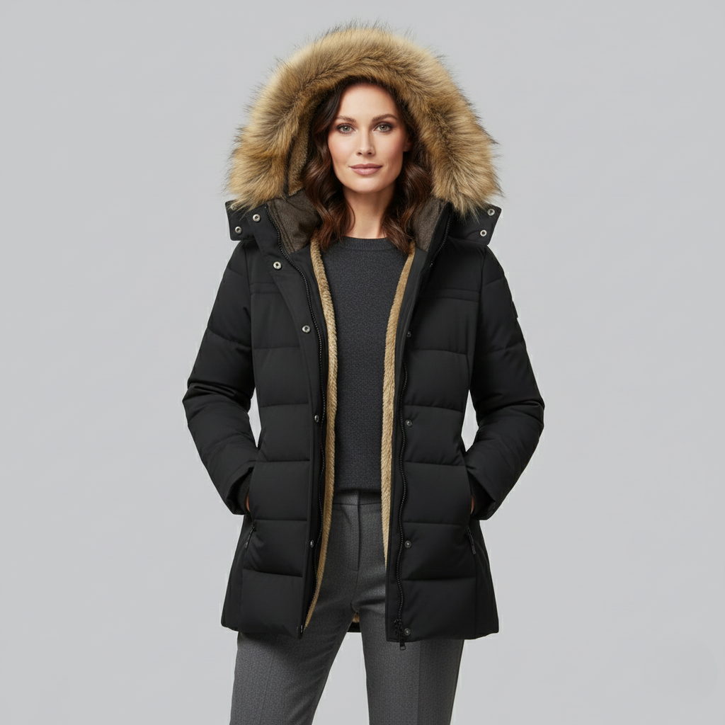 Waterdichte Fleece Parka Jas | Dames Winterjas, Warm Voering, Stijlvol Ontwerp
