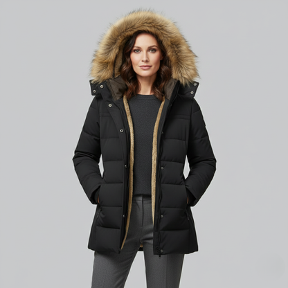 Waterdichte Fleece Parka Jas | Dames Winterjas, Warm Voering, Stijlvol Ontwerp