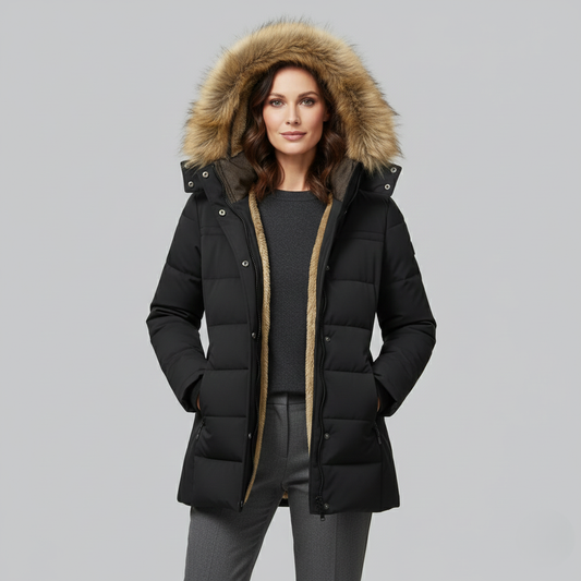 Waterdichte Fleece Parka Jas | Dames Winterjas, Warm Voering, Stijlvol Ontwerp