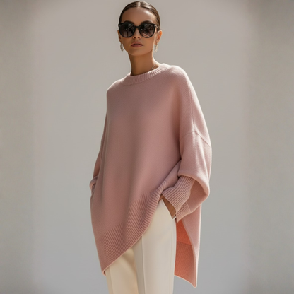 Claudia Knit Sweater | Women’s Pullover, Soft Cotton Blend, Timeless Elegance