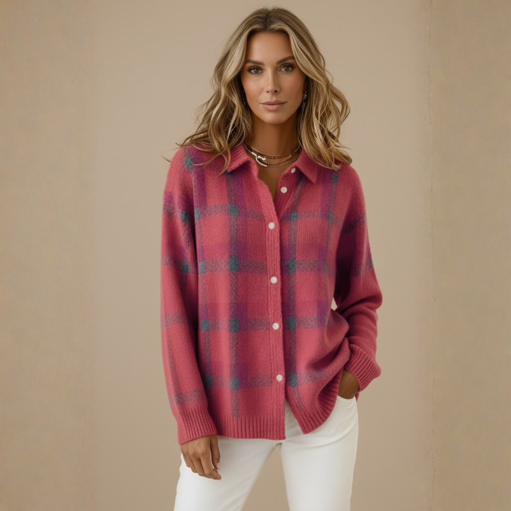 Anna Gebreide Blouse | Dames Vesten, Zacht Gebreid Materiaal, Retro Stijl