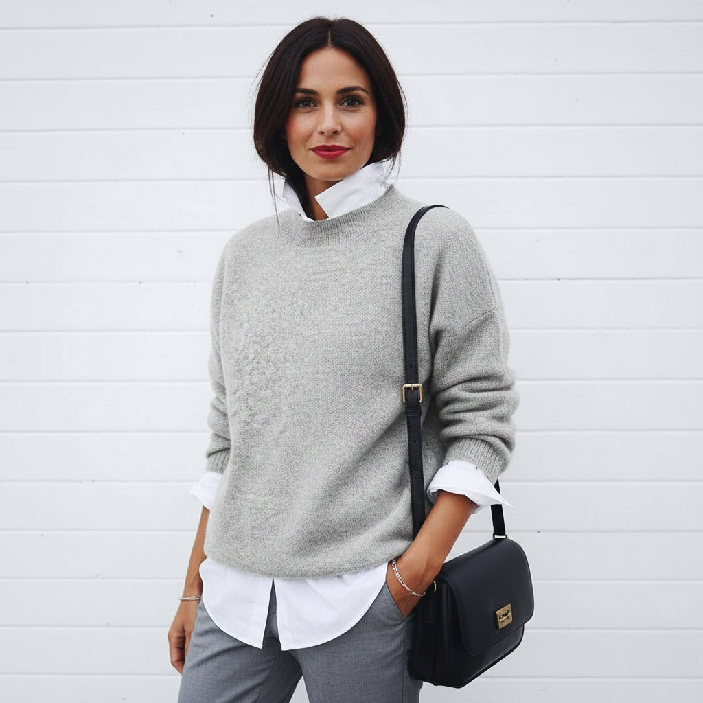 Zola Dames Trui | Luxe Kasjmier Sweater, Ultiem Comfort, Modern Ontwerp