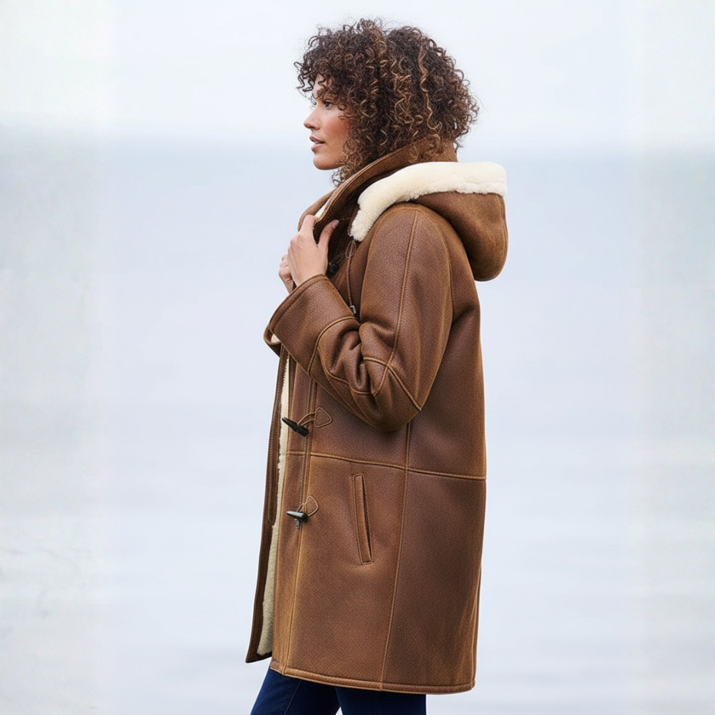 Helena Winterjas | Dames Jas, Zacht Materiaal, Tijdloos Silhouet