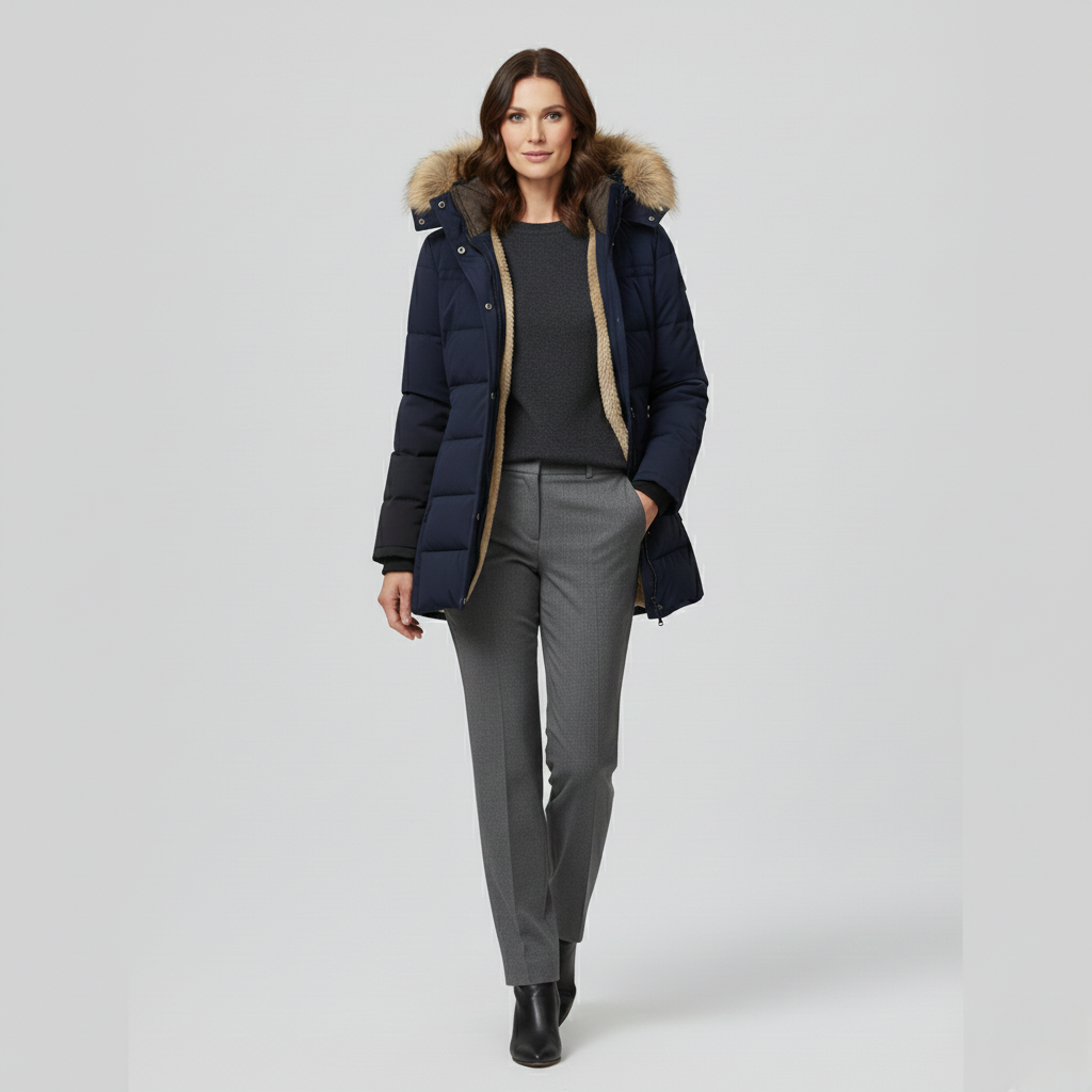 Waterdichte Fleece Parka Jas | Dames Winterjas, Warm Voering, Stijlvol Ontwerp