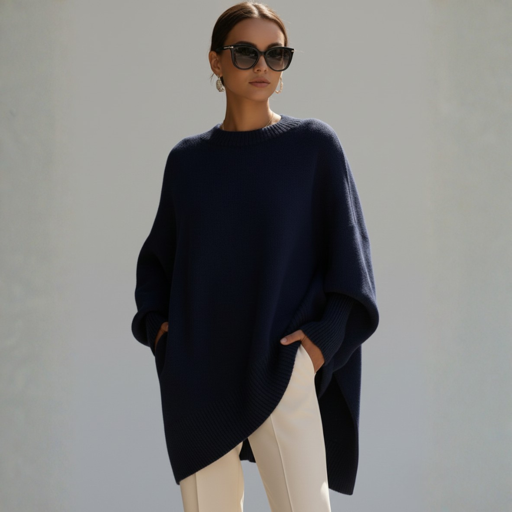 Claudia Knit Sweater | Women’s Pullover, Soft Cotton Blend, Timeless Elegance