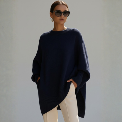 Claudia Knit Sweater | Women’s Pullover, Soft Cotton Blend, Timeless Elegance