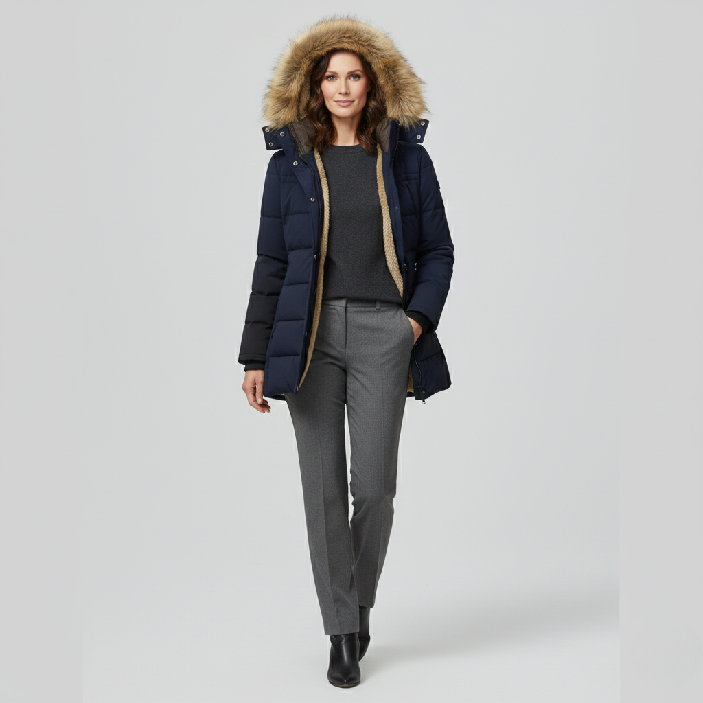 Waterdichte Fleece Parka Jas | Dames Winterjas, Warm Voering, Stijlvol Ontwerp