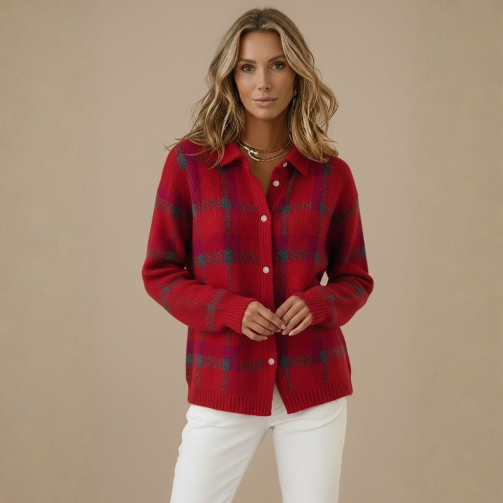 Anna Gebreide Blouse | Dames Vesten, Zacht Gebreid Materiaal, Retro Stijl