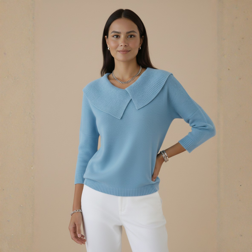 Lucia Warm Sweater | Dames Trui, Zachte Wolmix, Tijdloze Elegantie