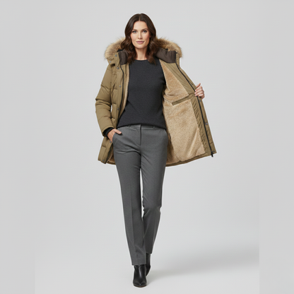 Waterdichte Fleece Parka Jas | Dames Winterjas, Warm Voering, Stijlvol Ontwerp