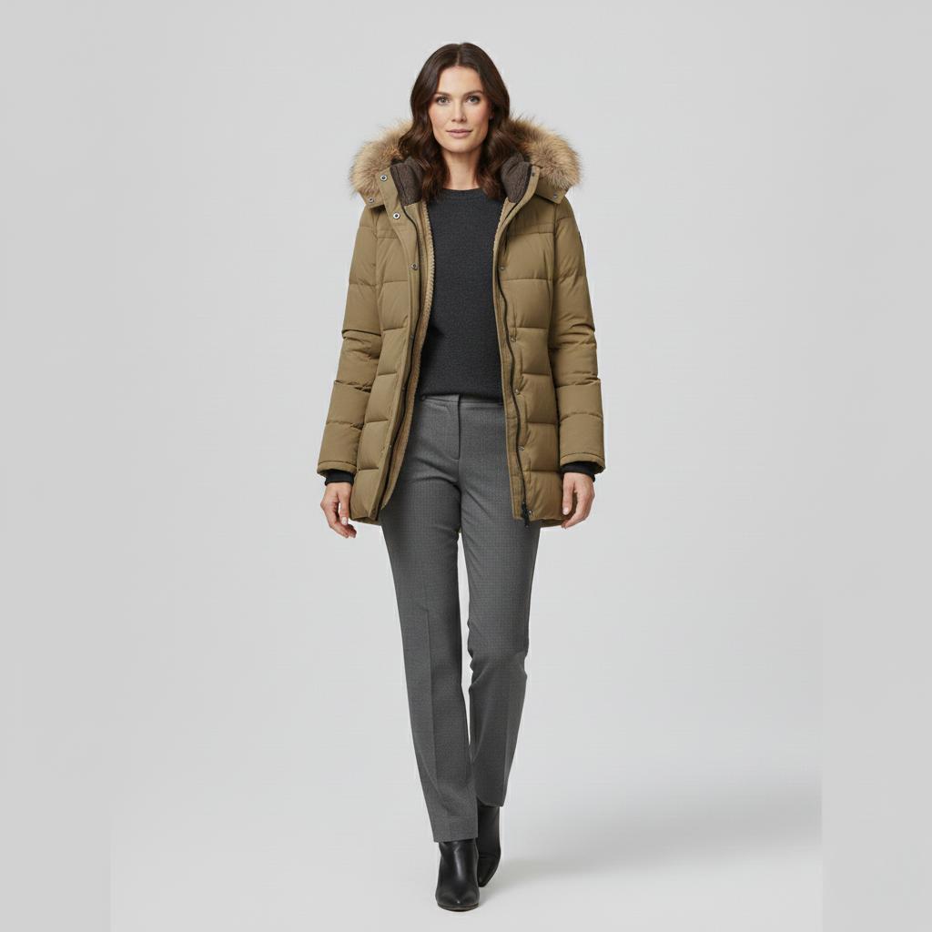 Waterdichte Fleece Parka Jas | Dames Winterjas, Warm Voering, Stijlvol Ontwerp