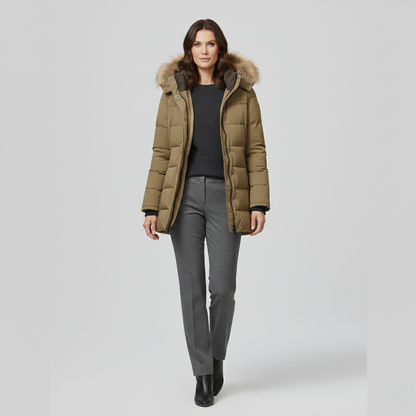 Waterdichte Fleece Parka Jas | Dames Winterjas, Warm Voering, Stijlvol Ontwerp