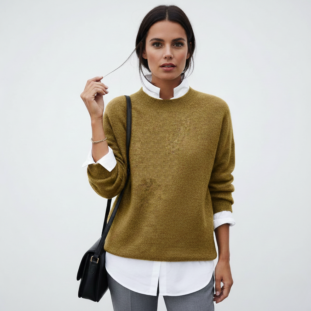 Zola Dames Trui | Luxe Kasjmier Sweater, Ultiem Comfort, Modern Ontwerp