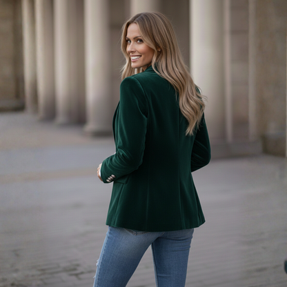 Addison Velvet Blazer | Dames Blazer, Luxe Fluweel, Tijdloos Design