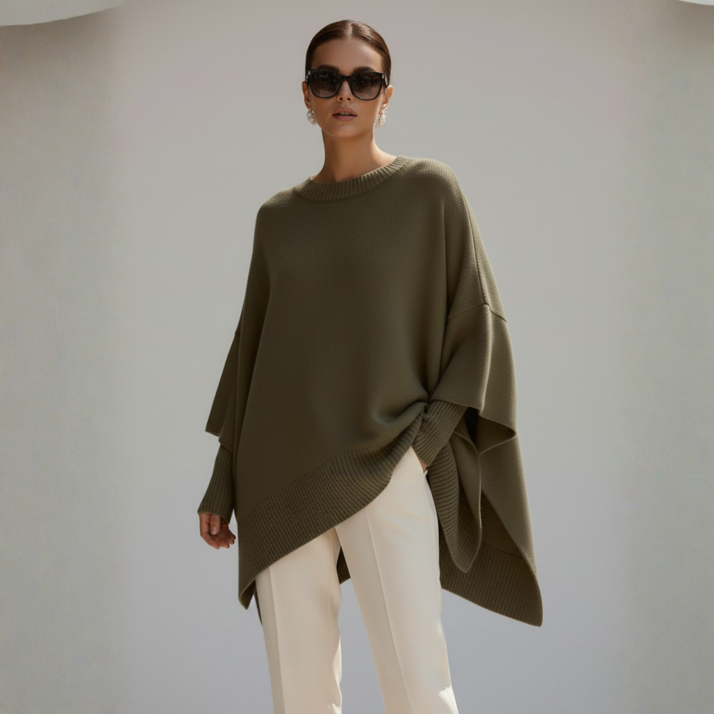 Claudia Knit Sweater | Women’s Pullover, Soft Cotton Blend, Timeless Elegance