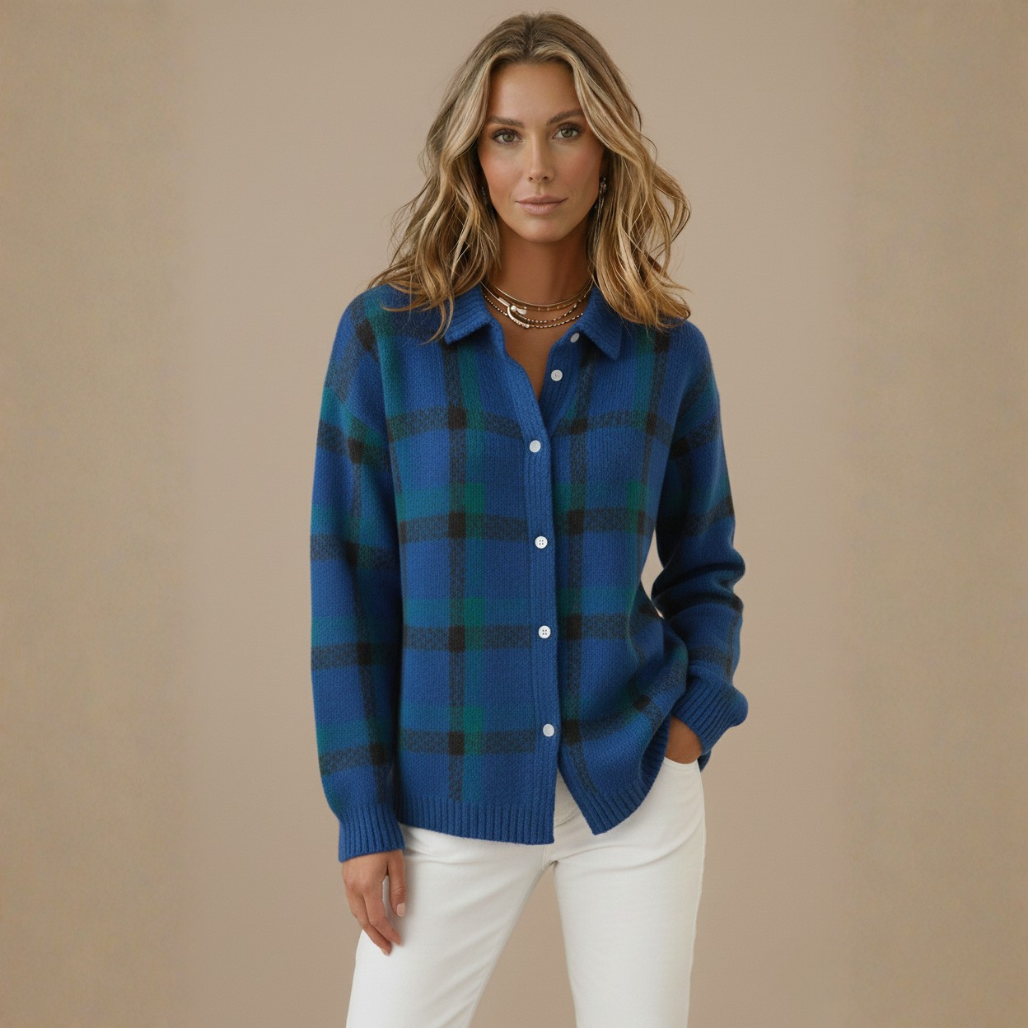 Anna Gebreide Blouse | Dames Vesten, Zacht Gebreid Materiaal, Retro Stijl