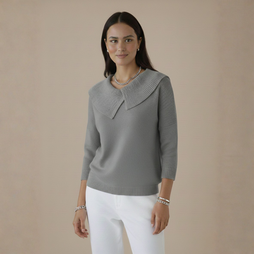 Lucia Warm Sweater | Dames Trui, Zachte Wolmix, Tijdloze Elegantie
