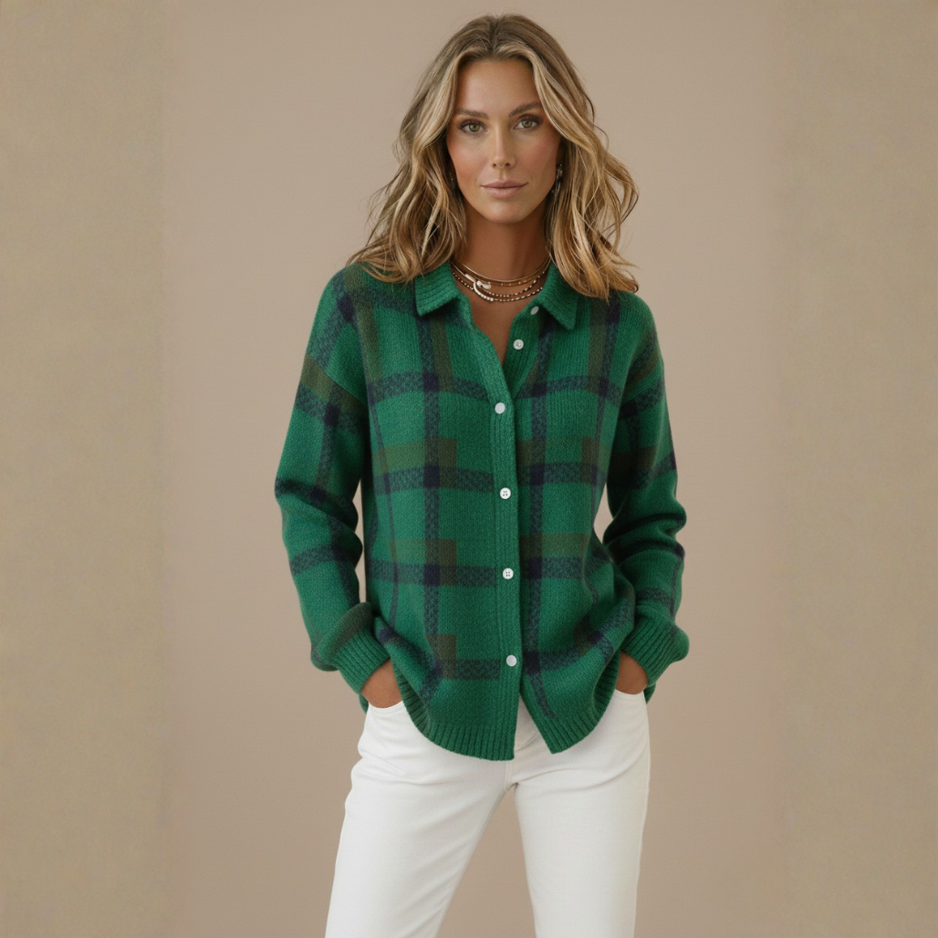 Anna Gebreide Blouse | Dames Vesten, Zacht Gebreid Materiaal, Retro Stijl