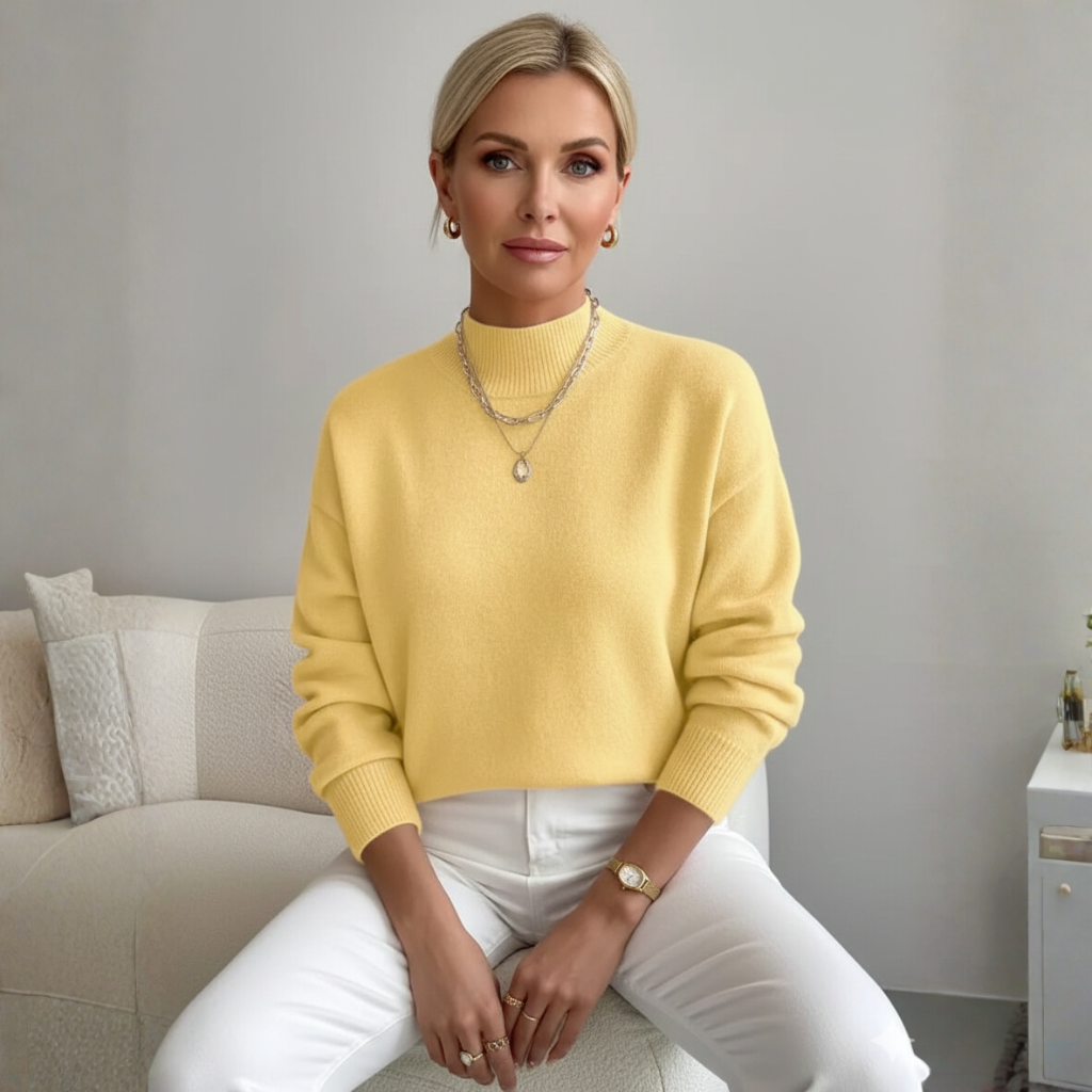 Yvonne Gebreide Trui | Dames Pullover, Zachte Gebreide Stof, Elegante Pasvorm