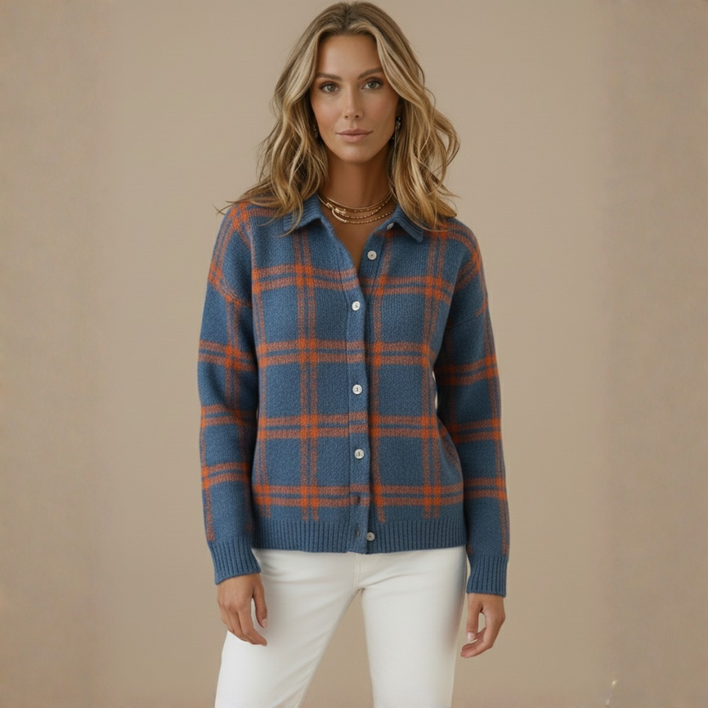 Anna Gebreide Blouse | Dames Vesten, Zacht Gebreid Materiaal, Retro Stijl