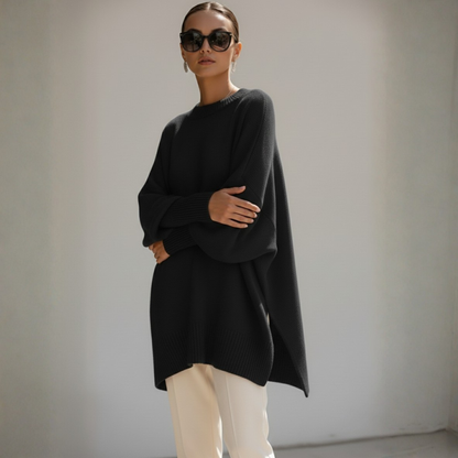 Claudia Knit Sweater | Women’s Pullover, Soft Cotton Blend, Timeless Elegance