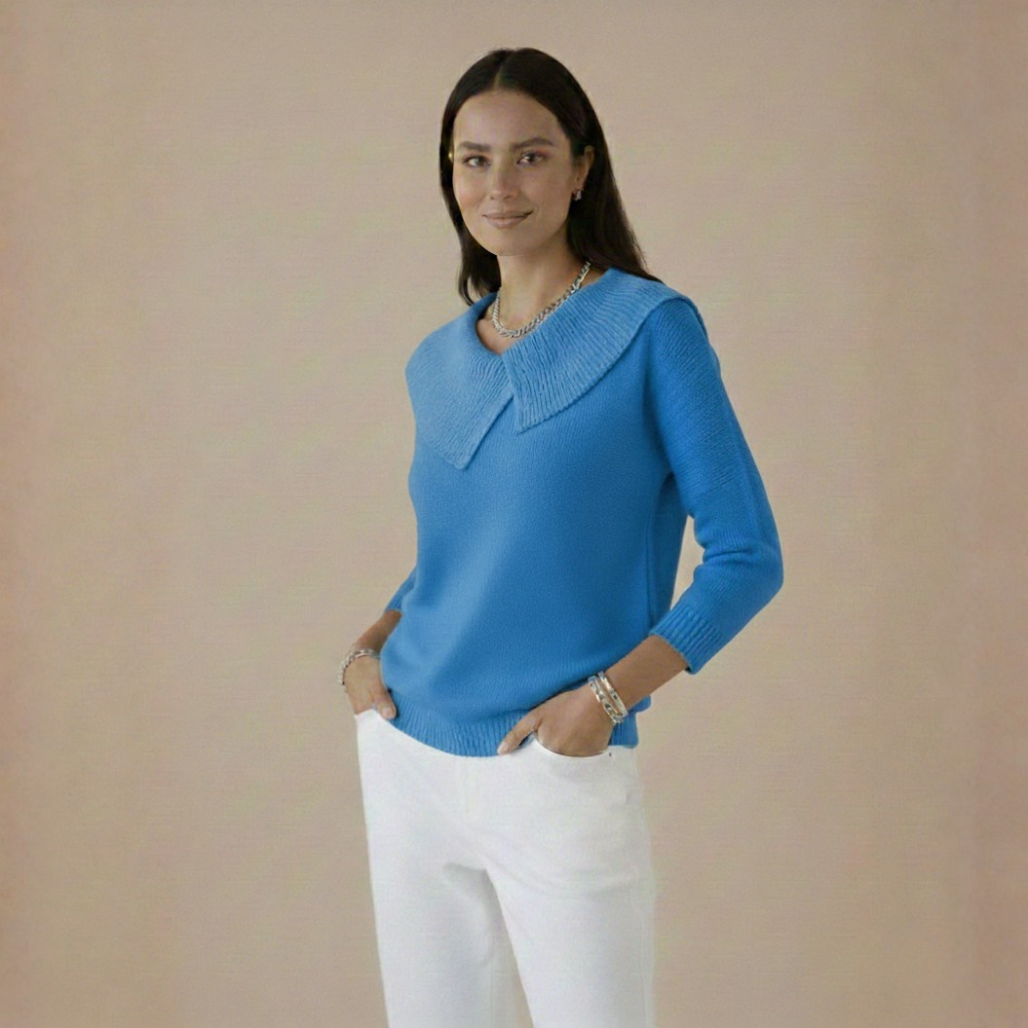 Lucia Warm Sweater | Dames Trui, Zachte Wolmix, Tijdloze Elegantie