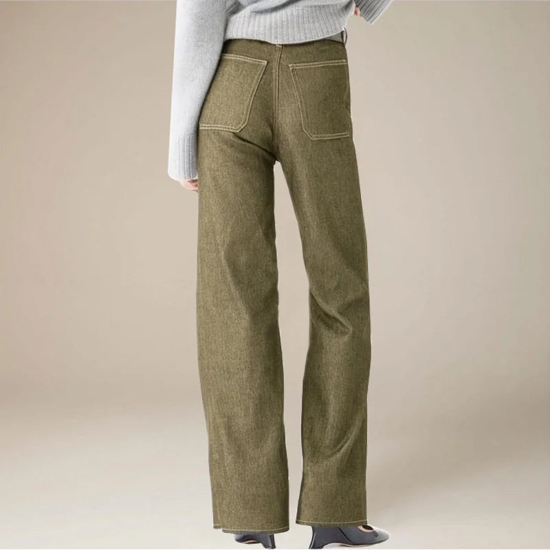 Giselle Slim Fit Spijkerbroek Dames | Comfortabele Katoenmix, Hoge Taille 5