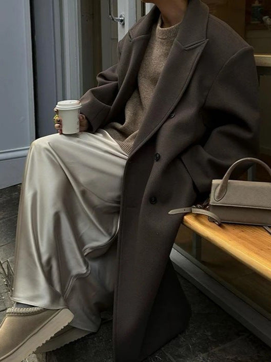 Noëlle Oversized Damesjas | Lange Dames Jas, Ademend Materiaal, Trendy Fit 1