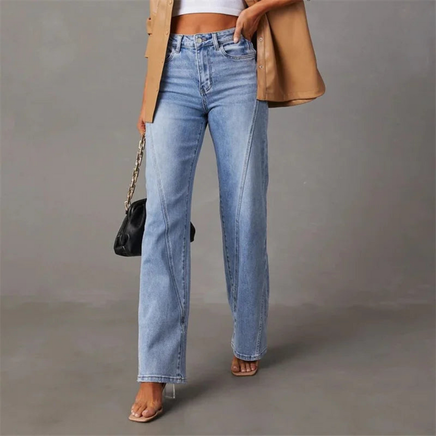 Zoe Wide Leg Jeans | Dames Spijkerbroek, Hoge Taille, Flatterende Pasvorm 4