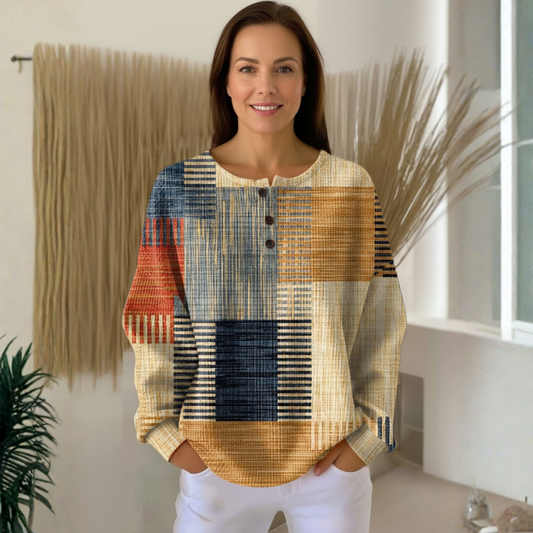 Thea Damestrui | Warme Dames Trui, Zachte Wafelstof, Elegante Pasvorm